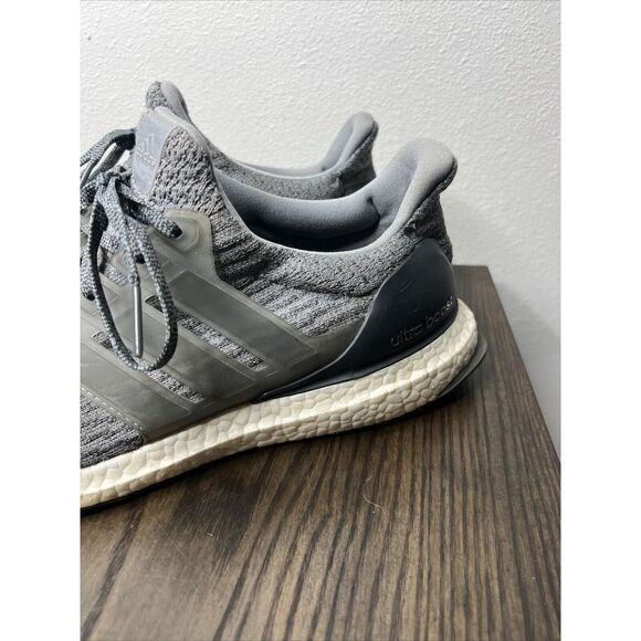 Adidas Ultra Boost 3.0 Mens Sz 11 Shoes Mystery Grey 2017 Style BA8849 - Picture 9 of 16